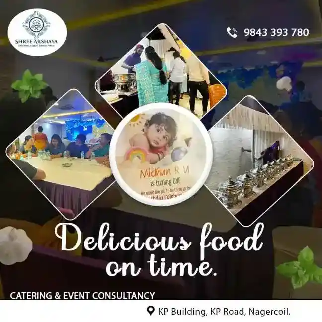 akshaya catering  poster